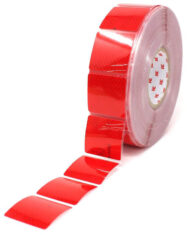 Banda reflectante lonas roja