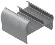 Junta PVC doble dureza gris 85x2800