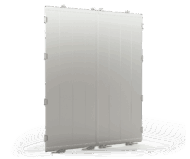 Puerta trasera libro exterior con cierres bajo puerta