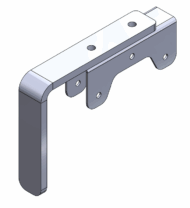 SOPORTE PARA COLGAR TRAMPILLA DE ALUMINIO